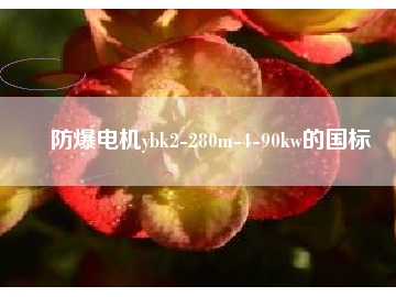 防爆電機ybk2-280m-4-90kw的國標