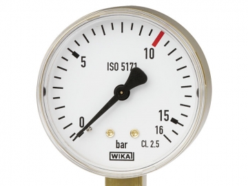 111.11, 111.31波登管壓力表，銅合金材質(zhì)