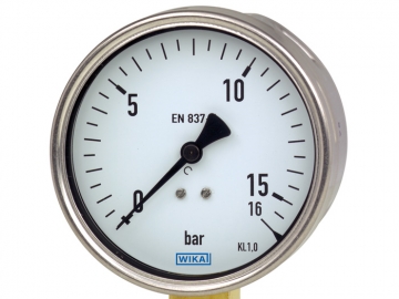 212.20波登管壓力表，銅合金材質(zhì)