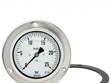 PG23CP波登管壓力表，不銹鋼材質(zhì)