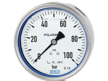 PG23LT波登管壓力表，不銹鋼材質(zhì)