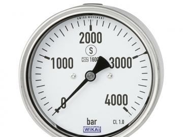 PG23HP-P波登管壓力表，不銹鋼材質(zhì)