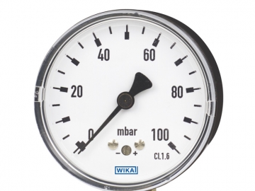 611.10, 631.10膜盒式壓力表，銅合金或不銹鋼材質(zhì)