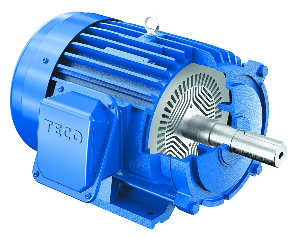 東元IE5同步磁阻馬達。圖／東元提供